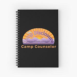 Camp Counselor by Paula Bishop for Camp Disclosure Spiral Notebook