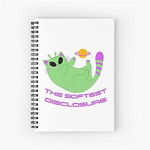 The Softest Disclosure - Alien Cat Spiral Notebook