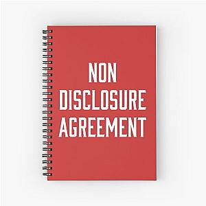 Non-Disclosure Agreement Spiral Notebook