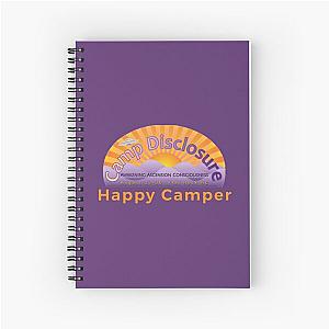 Happy Camper by Paula Bishop for Camp Disclosure Spiral Notebook