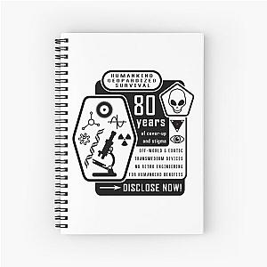 Disclosure activist logo Spiral Notebook