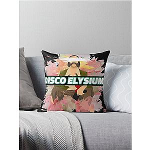 Disco Elysium  Disco Elysium Watercolor Art Throw Pillow