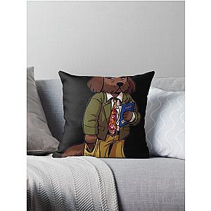 Disco Elysium  harry dog Throw Pillow