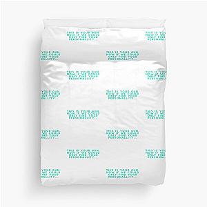 Disco Elysium Quote Sticker Duvet Cover