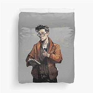 Kitsuragi Disco Elysium Poster, Kim Kittsuragi, disco Elysium fan art, disco Elysium shirt Duvet Cover