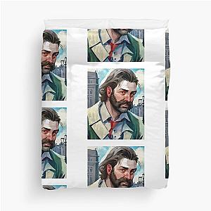 Harry Du Bois, Disco Elysium, Beautiful Harry Du Bois, Dick Mullen, Captain Sober Duvet Cover