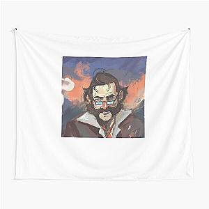 Mens Funny Role Disco Elysium Playing Game Gift For Music Fans Tapestry