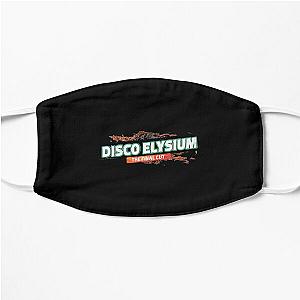 retro letter disco elysium Flat Mask