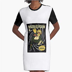 Disco Elysium  Disco Elysium - Comic Style  Perfect Gift Graphic T-Shirt Dress