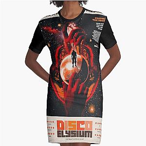 Disco Elysium One Sheet Graphic T-Shirt Dress