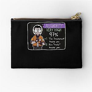 Disco Elysium  Kim truly trusts you Disco Elysium Disco Elysium Zipper Pouch