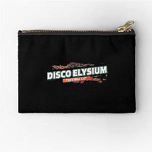 retro letter disco elysium Zipper Pouch