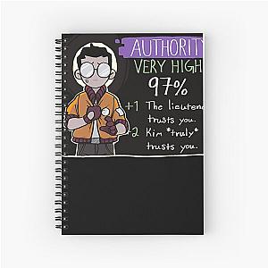 Disco Elysium  Kim truly trusts you Disco Elysium Disco Elysium Spiral Notebook