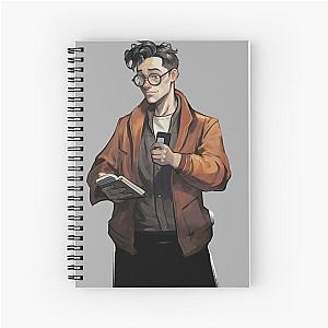 Kitsuragi Disco Elysium Poster, Kim Kittsuragi, disco Elysium fan art, disco Elysium shirt Spiral Notebook