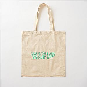 Disco Elysium Quote Sticker Cotton Tote Bag