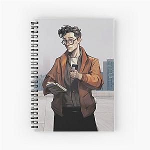 Kim Kitsuragi  disco Elysium shirt Spiral Notebook