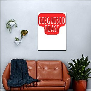 Disguised Toast Red And White Canvas Print Premium Merch Store