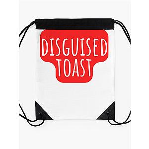 Disguised Toast Red And White Drawstring Bag Premium Merch Store