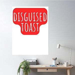 Disguised Toast Red And White Poster Premium Merch Store