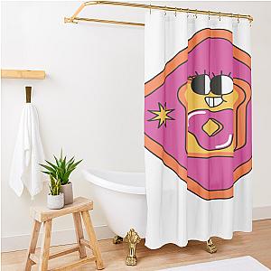 Disguised Toast Nice Disguised Toast Shower Curtain Premium Merch Store