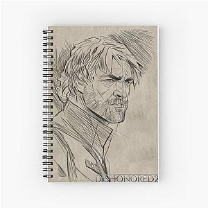 Dishonored 2 Corvo Sketch Spiral Notebook