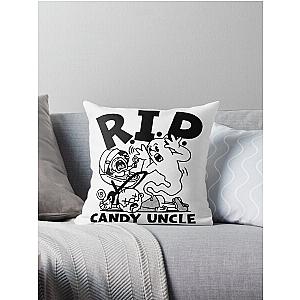 Distractible Merch Candy Uncle Throw Pillow