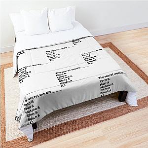 Distractible Merch Secret Word Comforter