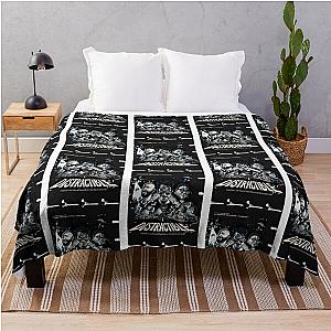 Distractible Merch Monochrome Distractible Throw Blanket