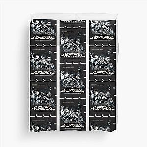 Distractible Merch Monochrome Distractible Duvet Cover