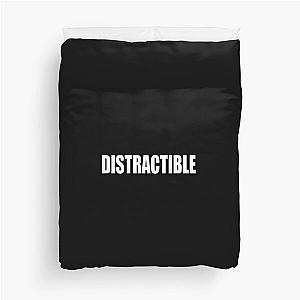 Distractible Podcast HD Logo (Ver. 2) Duvet Cover