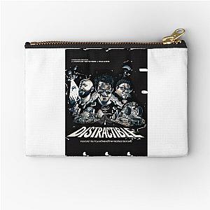 Distractible Merch Monochrome Distractible Zipper Pouch