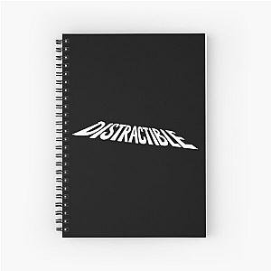 Distractible Podcast HD Logo Spiral Notebook