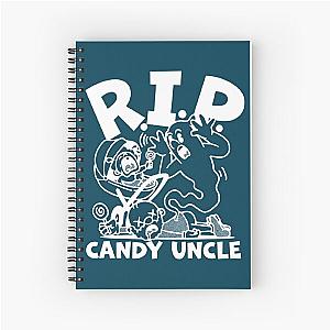 Distractible Merch Candy Uncle Premium Spiral Notebook