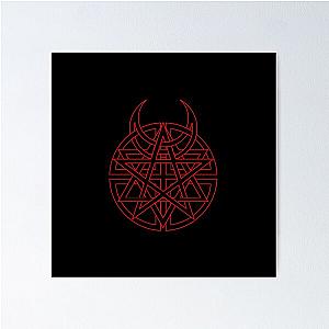 disturbed pentagram Poster RB0301