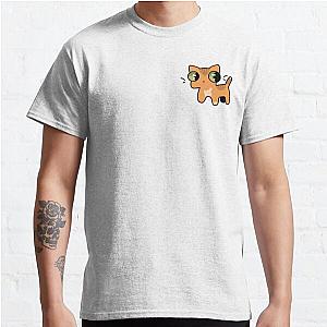 Orange Disturbed Cat Classic T Shirt RB0301