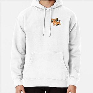 Orange Disturbed Cat Pullover Hoodie RB0301