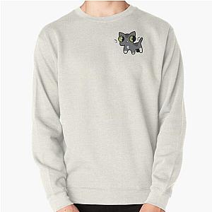 Grey Tabby Disturbed Cat Pullover Sweatshirt RB0301