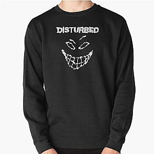 white disturbed smile Pullover Sweatshirt RB0301