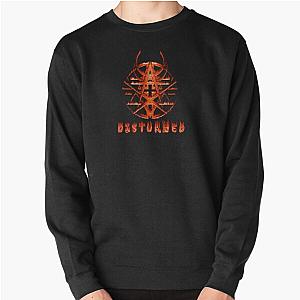 flamed disturbed pentagram Pullover Sweatshirt RB0301