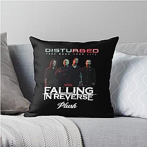 Disturbed 2024 Tour art Throw Pillow RB0301