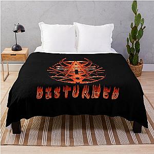 heavy metal disturbed band Throw Blanket RB0301