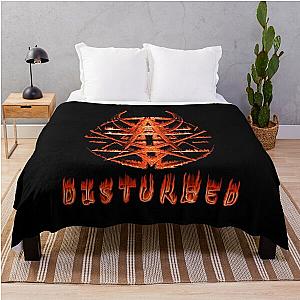 flamed disturbed pentagram Throw Blanket RB0301