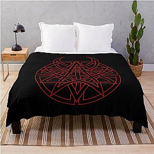 disturbed pentagram Throw Blanket RB0301