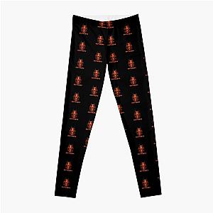 flamed disturbed pentagram Leggings RB0301