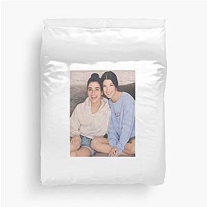 Charli and dixie d'amelio  Duvet Cover