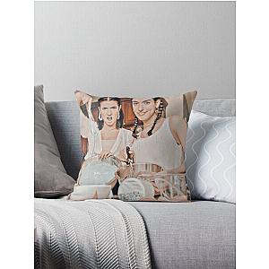 Charli and dixie d'amelio  Throw Pillow