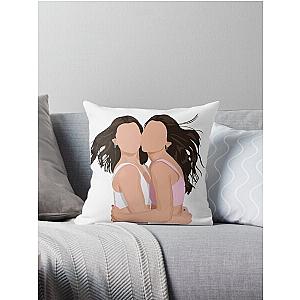 Charli D'Amelio & Dixie D'Amelio - Famous - TikTok Throw Pillow