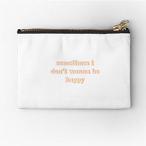 dixie d'amelio be happy lyric Zipper Pouch