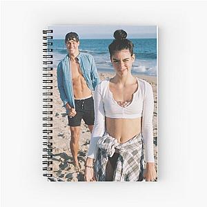 Dixie d'amelio and noah beck Spiral Notebook