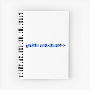 Griffin Johnson and Dixie D'Amelio Spiral Notebook